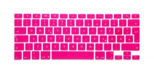 Tastaturschutz Qwertz pour Macbook Pro 13 " 15 " 17 " IMAC Macbook Air En Rose