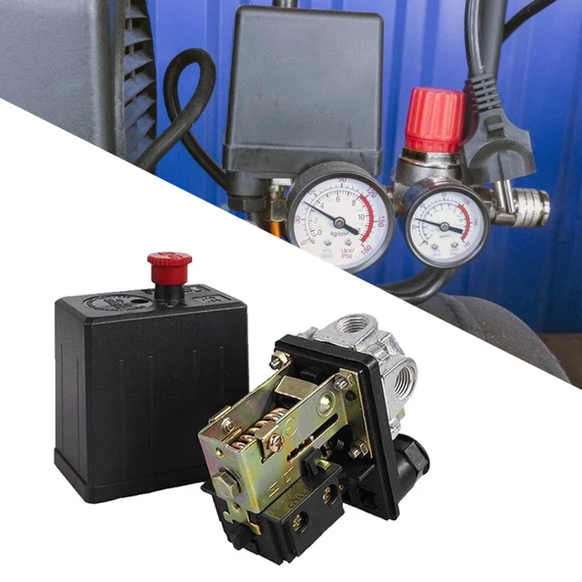 240V AIR COMPRESSOR Pressure Switch Control Valve tool Manifold