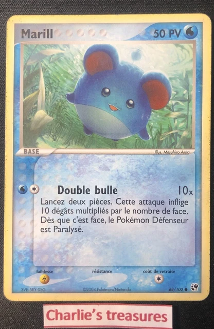 Pokemon Card - Marill - 68/100 - Sand Temp - FR