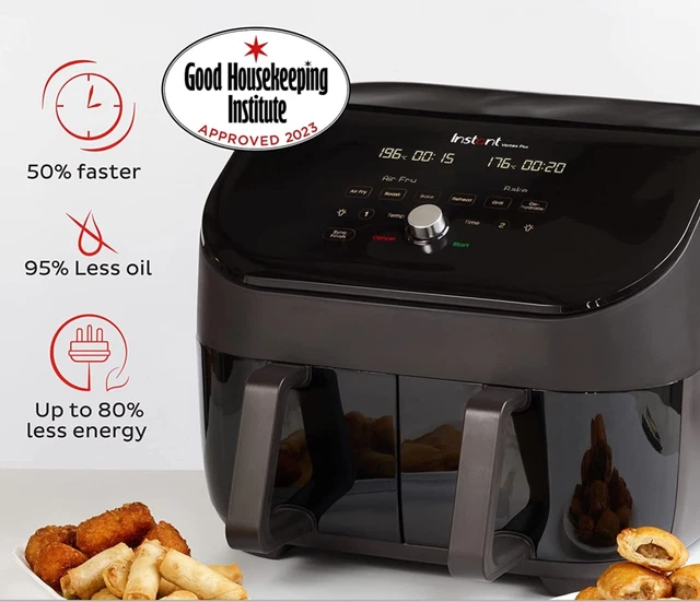 INSTANT VORTEX PLUS 8in1 Air Fryer 7.6L Black 147.61 PicClick