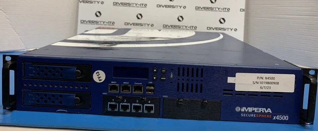 Imperva SECURESPHERE x4500 4-Port Application Network Security Firewallx2 1TB