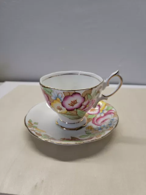 Royal Albert Bouquet Bone China Tea Cup And Saucer