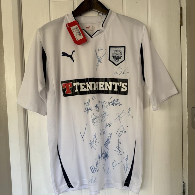 【レア】プレストン・ノースエンドFC　フィニー　ユニフォーム　Mサイズ　プーマ レア】プレストン・ノースエンドFC フィニー ユニフォーム M