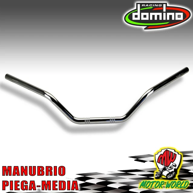 Manubrio Cromato Z Bar 1" (25MM) Stile Chopper Universale Moto Harley E