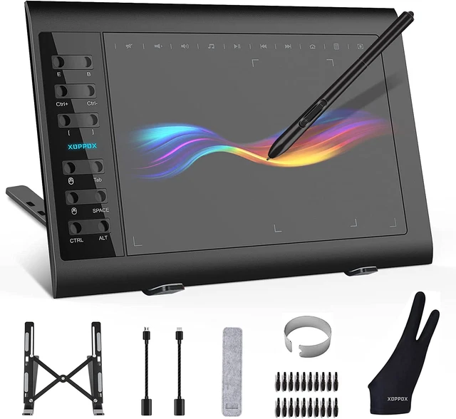 GRAPHIC DRAWING TABLET Huion Screen Digital Pro Batteryfree Pen New