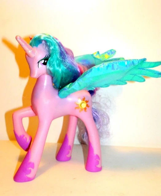MY LITTLE PONY Talking Princess Celestia Light Up Iridescent Moving