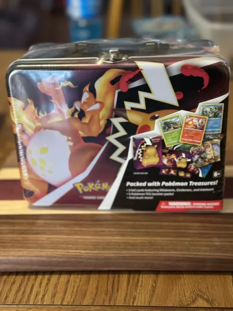 Pokemon TCG Fall 2020 Charizard Collectors Treasure Chest Lunch Box | New Sealed