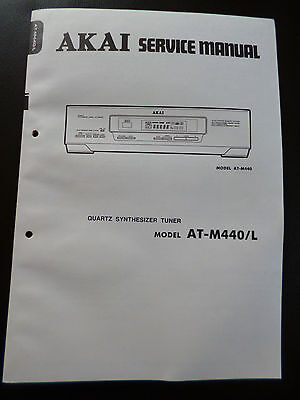 ORIGINALI Service Manual Schema Elettrico AKAI at-k33/l/j am-u33/j 