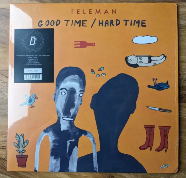 Teleman – Good Time/Hard Time  (Numbered Signed Poster 12" + 7" Vinyl)
