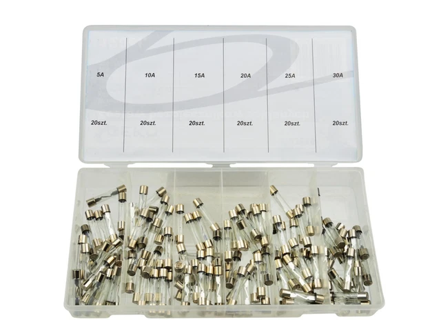 Kit 120 X Fusible en Verre 5 - 30 A Fusible Fin Fusibles à Fils
