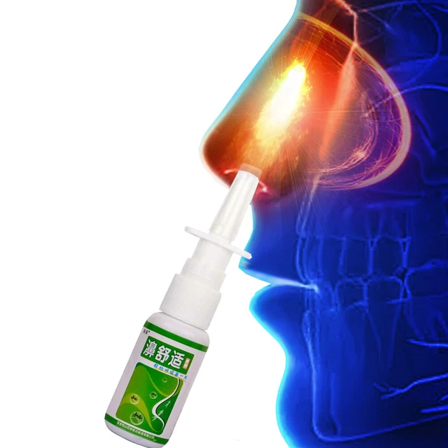 NASAL SPRAY RHINITIS Sinusitis Congestion Care Nose-Itch-Relief ...