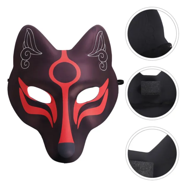 Máscara de Zorro Disfraces de Miedo Halloween Cosplay Mascarada Fiesta Regalo