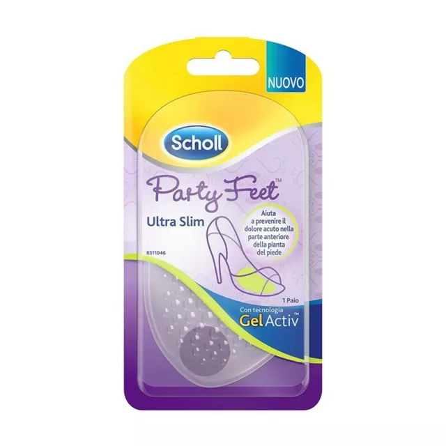 SCHOLL party feet ultra slim - 2 gel pads for the front sole of the foot