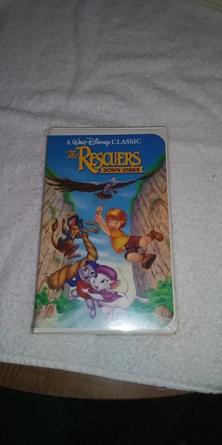 DISNEY RESCUERS DOWN Under animation vhs tape £1.89 - PicClick UK