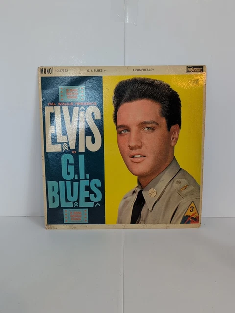 Elvis Presley G.I. Blues UK(英)盤 LP Mono Elvis Presley - G.I. Blues - 1960 - Mono Long-Play 1S/1S