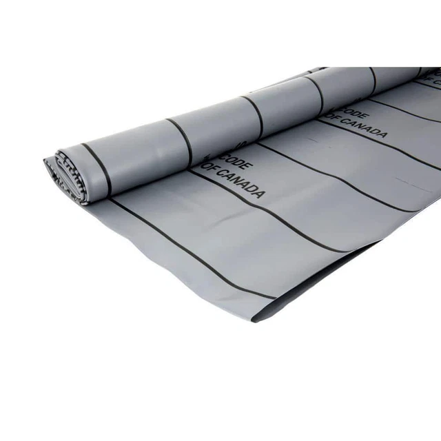 Accesorios de baño rectangular de PVC Oatey 6"" x 72"" acabado gris