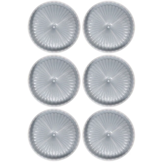 6 pz stampo per piatto affumicatore gel di ciottoli fai da te supporto per incenso stampo in silicone