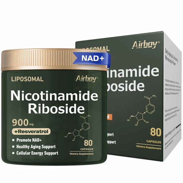NICOTINAMIDE RIBOSIDE 900MG NAD+ Supplement, Cellular Energy