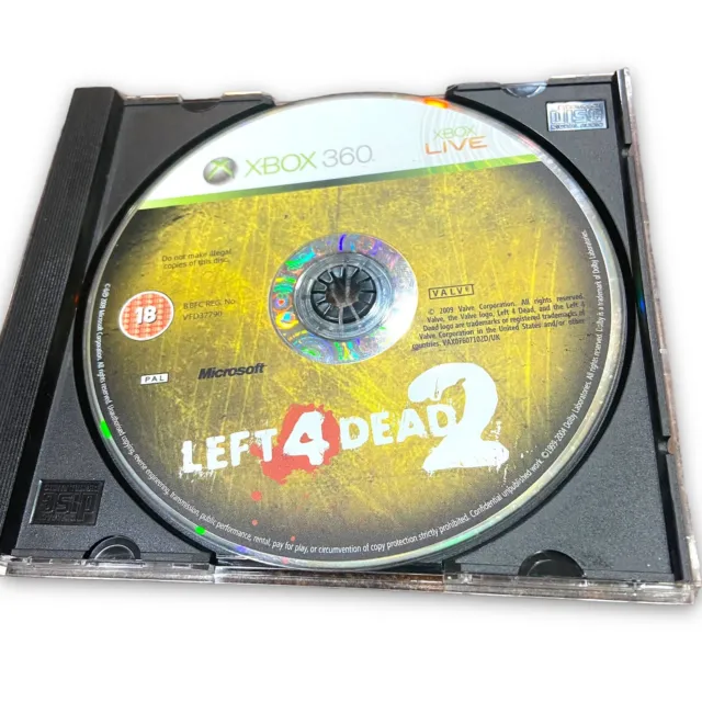 Left 4 Dead (Microsoft Xbox 360, 2008) Disc Only Game Loose TESTED