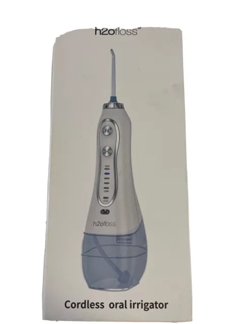 H20 Floss Portable Cordless Oral Irrigator  OPEN BOX/ NEW