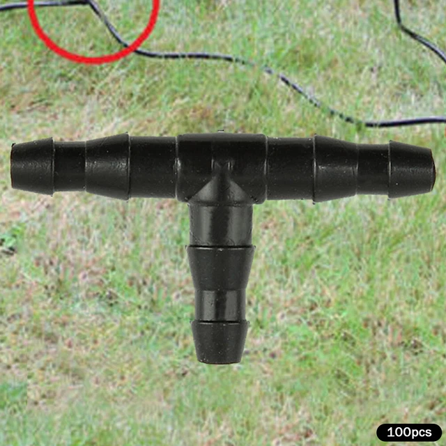 100PCS DRIP IRRIGATION Joint Multifunction Irrigation Pipe Durable