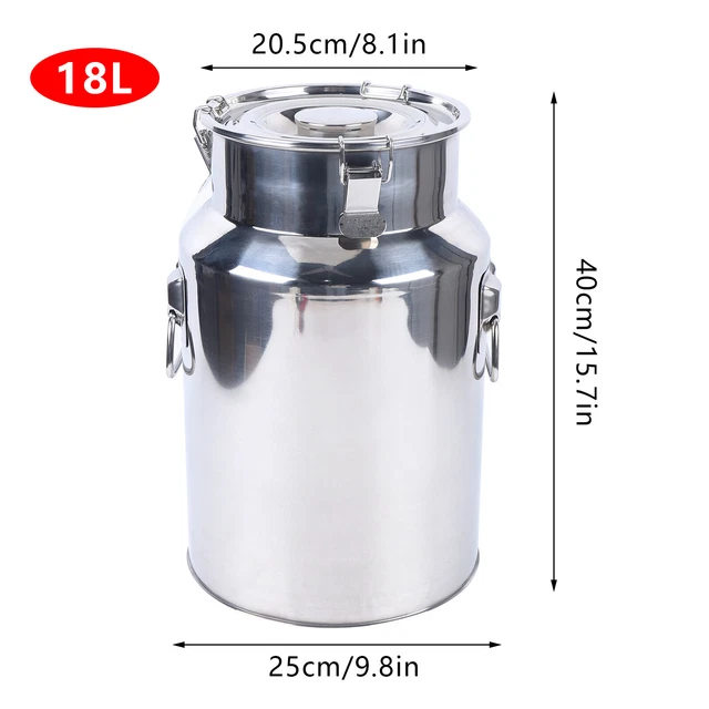 Brocca In Acciaio Inox Per Latte 350 Ml Con Coperchio – Perfetta Per Caffè, Latte E Schiuma – Beccuccio 120°, Manico Ergonomico - 3