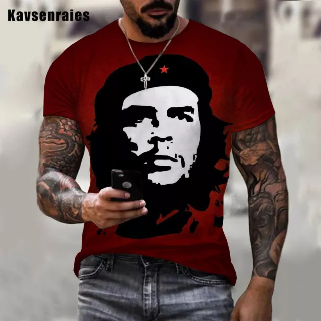 Tee shirt homme et femme, décontracté, de haute qualité, CHE GUEVARA .  2