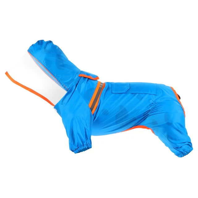 Capuche Pet Raincoat Dog Raincoat Dog Dog Dog Poncho Reflective Strip Coat