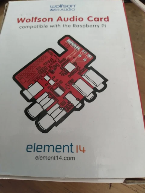 WOLFSON AUDIO SOUND CARD RASPBERRY Pi Model B COMPATIBLE Element 14 £6. ...