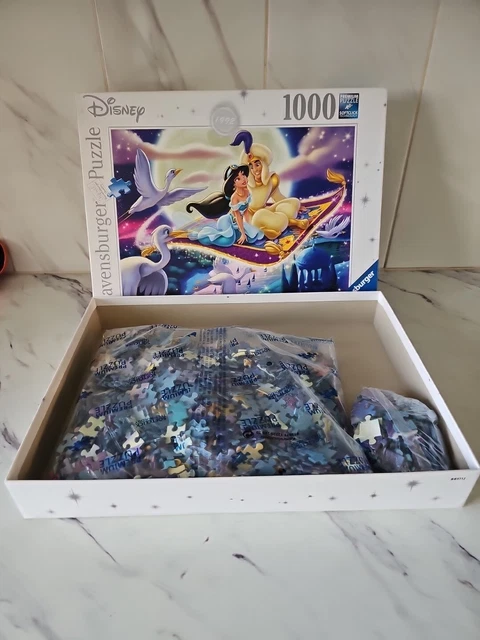RAVENSBURGER 1000 PIECE jigsaw puzzle Disney Aladdin Collectors Edition ...