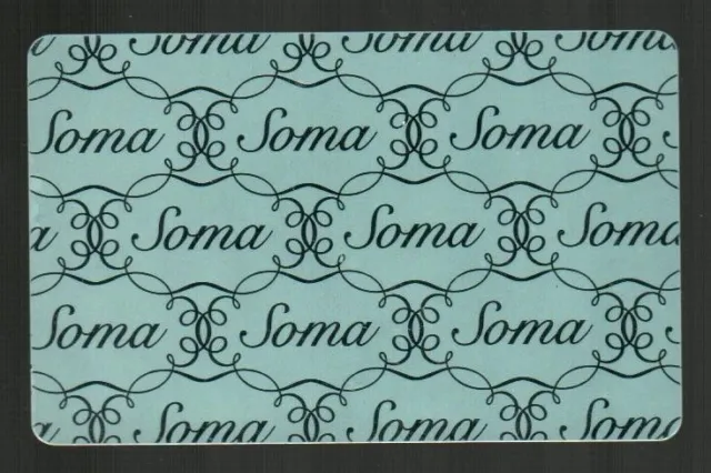 SOMA Classic Logo ( 2007 ) Foil Gift Card ( $0 )