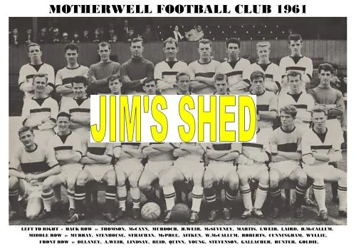 Motherwell Team Print 1961 (Aitken / Weir / Thomson)