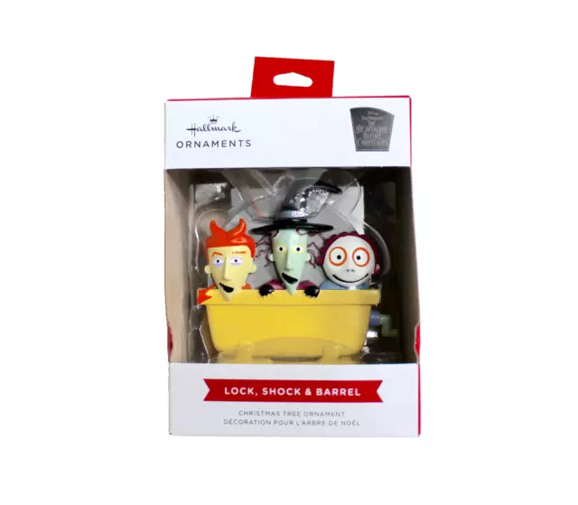HALLMARK NIGHTMARE BEFORE Christmas Lock, Shock & Barrel Christmas Tree