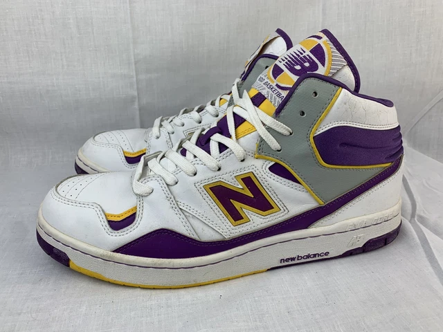 New Balance BB900PY James Worthy High Lakers Shoes Sz 12