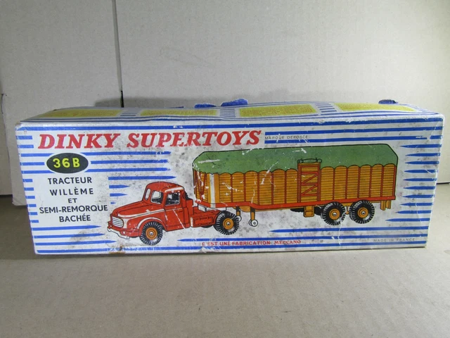 Boîte Dinky Supertoys 36A Vide - Pour Willeme Fardier - 1958 - Vintage France