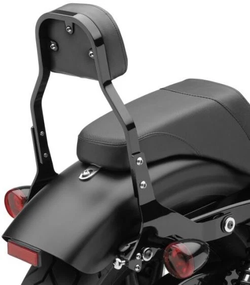 Cobra 602-2045B Short Detachable Backrest - Black 14" 63-1324 1501-0584