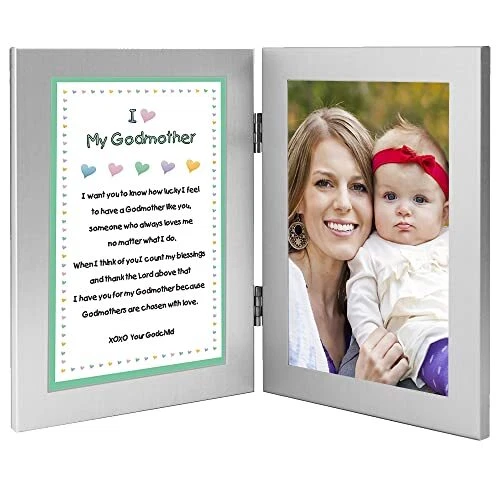 Baptism or Birthday for Godmother Add Godchild 4x6 Inch Photo