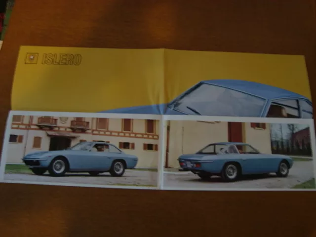 Lamborghini Islero fold out brochure 3