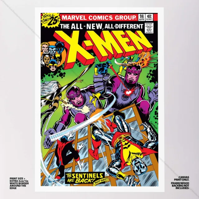 Uncanny X-Men Poster Canvas Vol 1 #98 Xmen Marvel Comic Book Art Print 2