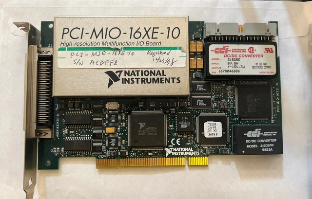 National Instruments NI PCI-MIO-16XE-10 (PCI-6030E) Multifunction DAQ Card