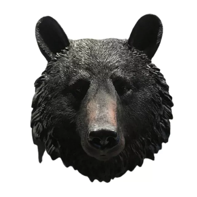 Animal Figurine 3d Effect Simulation Animal Head Wall Decoration Statue Resin