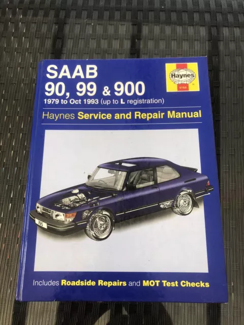 Saab 90 99 900 Incl Turbo & Cabriolet (1979-93) Owners Repair Manual *Hardback*