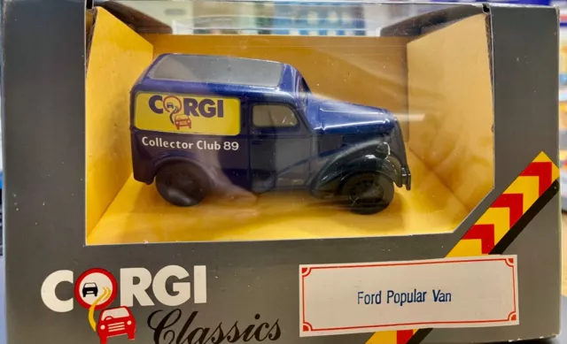 Corgi Classics D980 Ford Popular Van 1989 Corgi Collectors Club Model