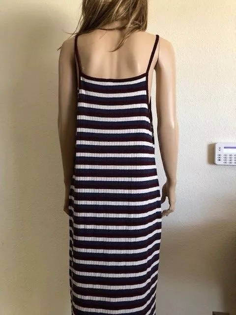 Women's NWT Kensie Striped Ribbed Bodycon Dress Size XL 3