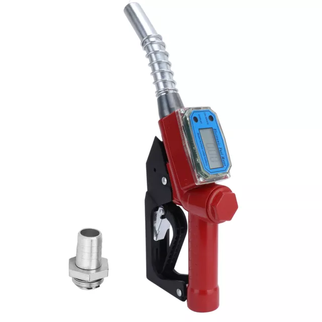 Fuel Oil Delivery Gun Nozzle Digital Flow Meter Manual Diesel Dispenser