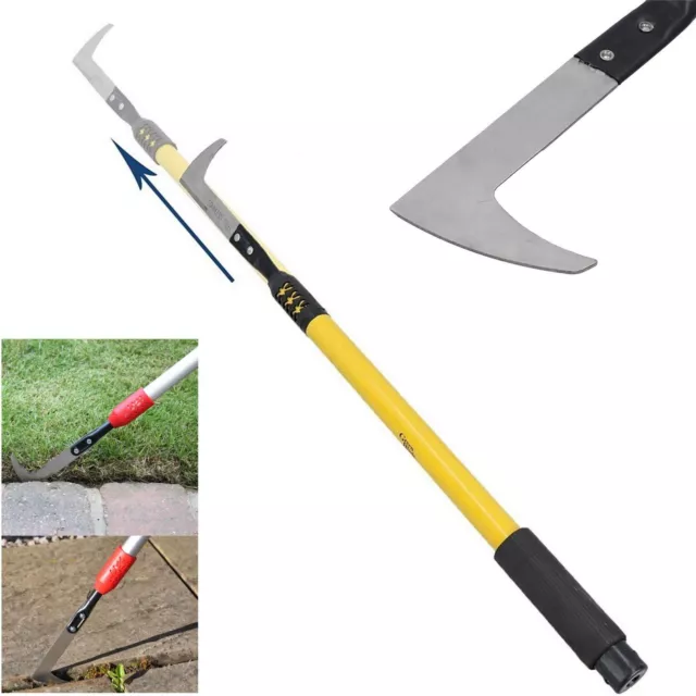 Extendable Telescopic Patio Weed Knife Garden Grove Slab Moss Weeding Remover