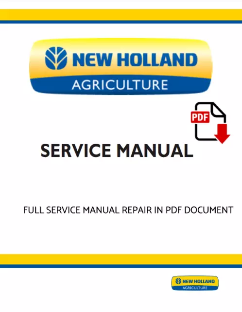 New Holland C185, C190, L180, L185, L190 Skid Steer Loader Repair Service Manual