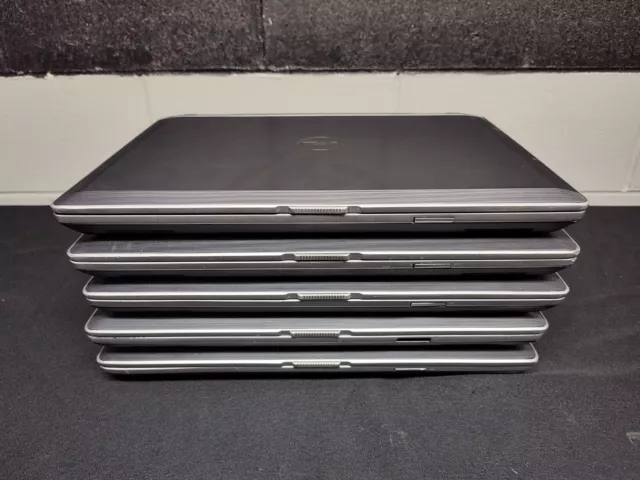 Lot of 5 Dell Latitude E6420 Intel Core i5-2520M @ 2.50GHz 500GB HDD 8GB RAM