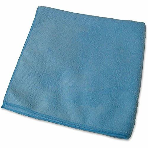 Genuine Joe General Purpose Microfiber Cloth - Cloth - 12 / Dozen - Blue