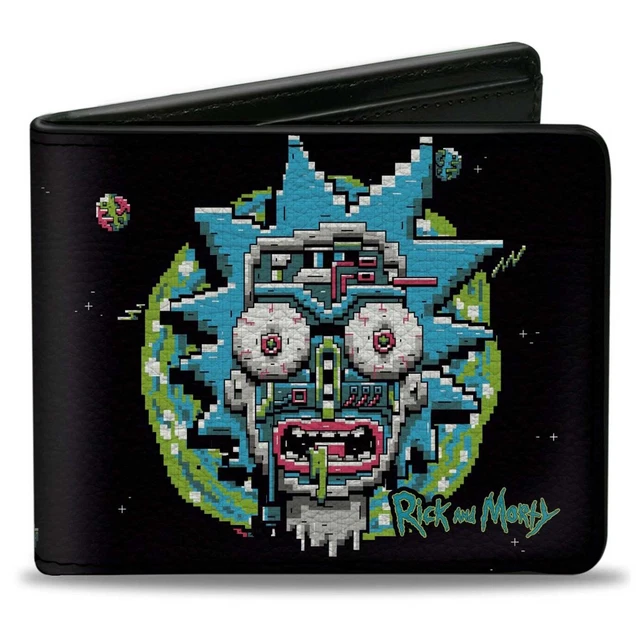 8 Bit Wallet BI-FOLD WALLET RICK and Morty 8-Bit Faces EUR 24,89 - PicClick IT